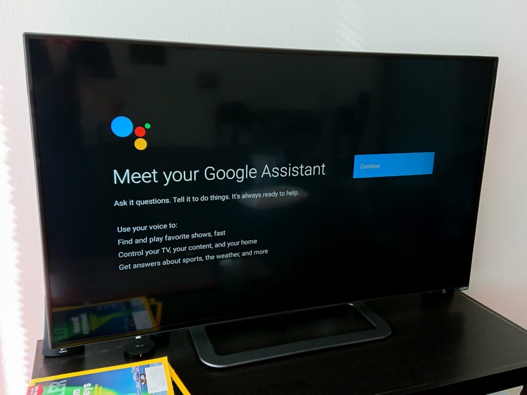 Ok Google mein Gerät einrichten Android TV